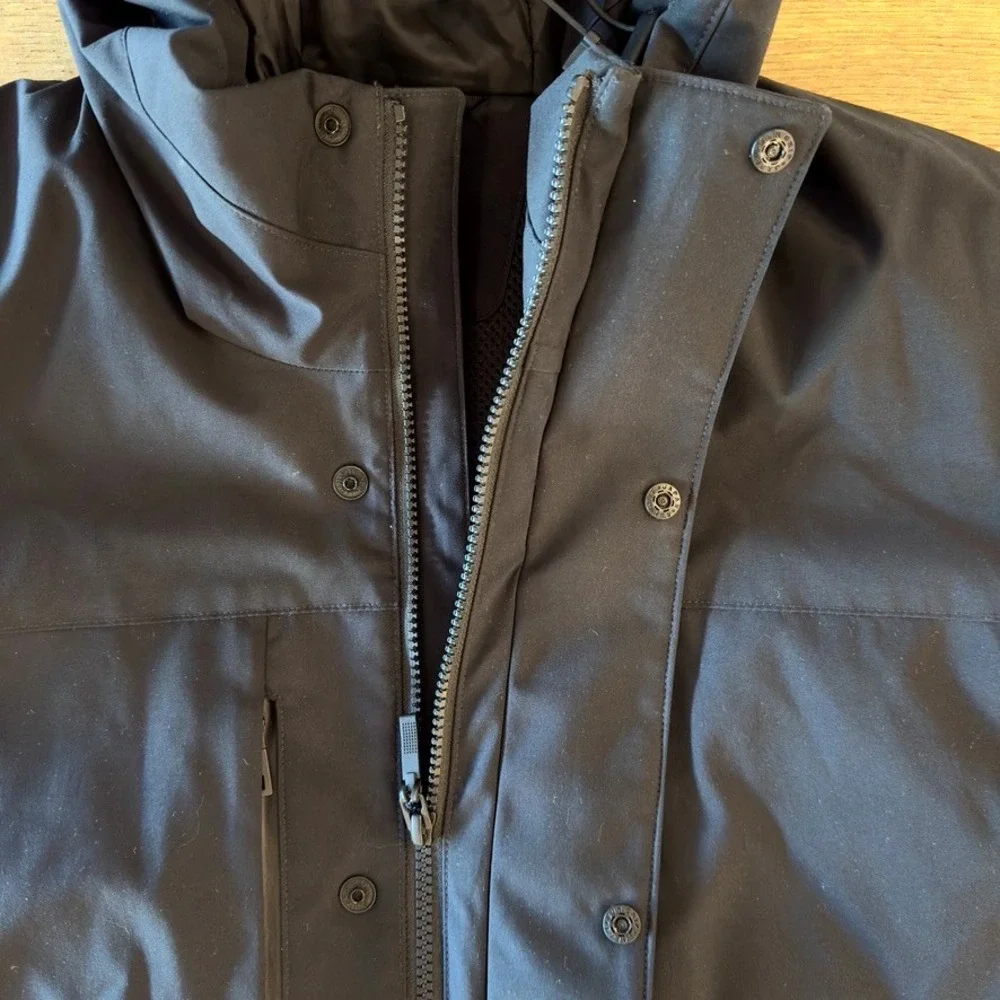 Mens Uniqlo Hybrid Down Water-repellent‎ Insulated Outerwear Jacket-Black-Size M